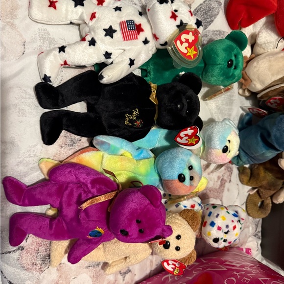 Ty Beanie Babies Plush Bear Set - Various RARE 8 pieces
